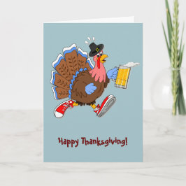 Tipsy Turkey (Beer) Helgkort