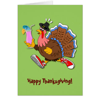 Tipsy Turkey (Cocktail) Hälsningskort
