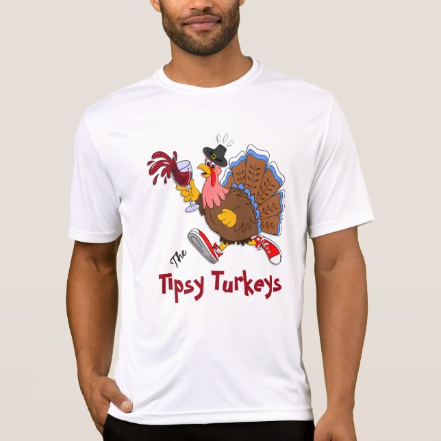 Tipsy Turkiet (Vin) T-shirt (Framsida)