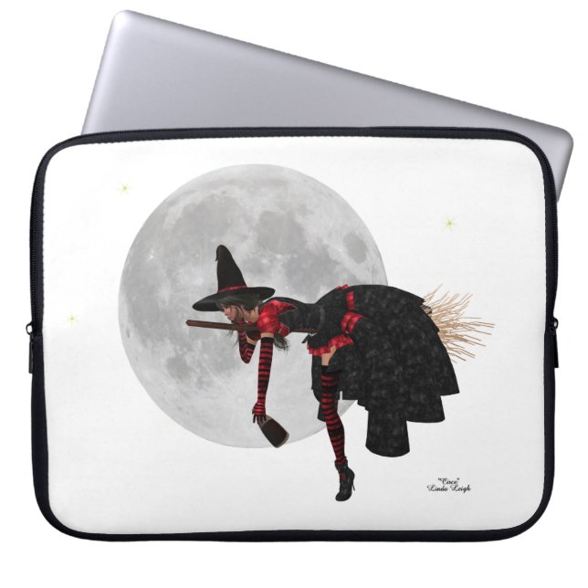 Tipsy Witch på Laptop sleeve vid avgång (Framsidan)