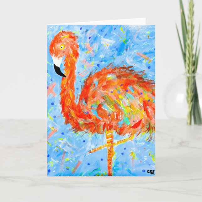 Tiptoeing genom Marsh Card<Blank Card> Inbjudan (Framsida)