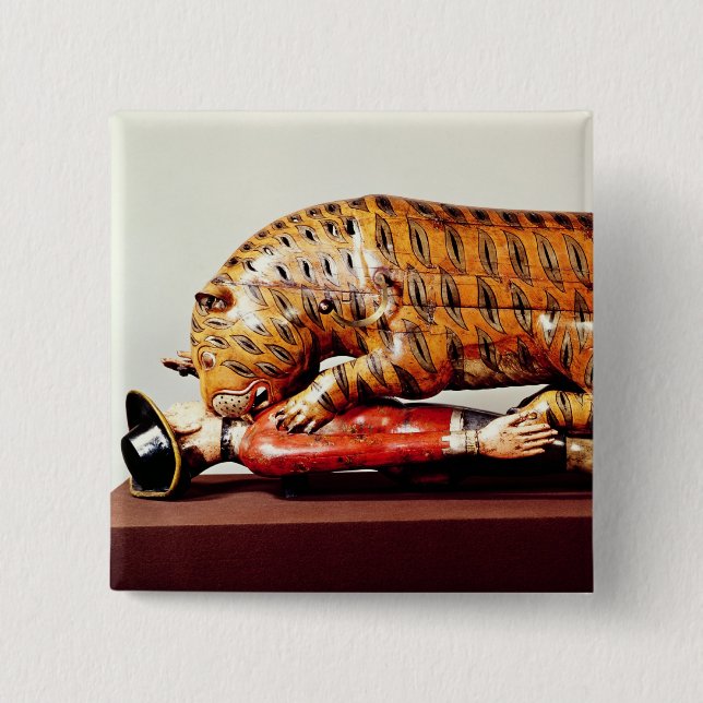 Tipus tiger, c.1790 (trä) knapp (Framsida)