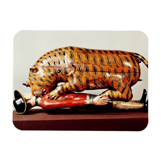 Tipu's Tiger, c.1790 (trä) Magnet (Horisontell)