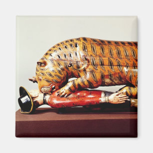 Tipus tiger, c.1790 (trä) magnet