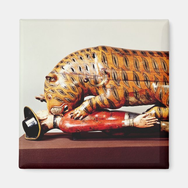 Tipu's Tiger, c.1790 (trä) Magnet (Framsidan)