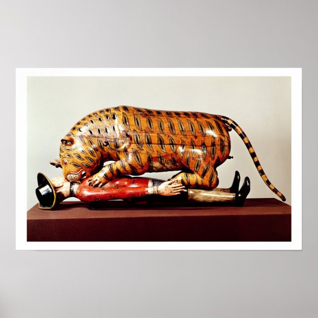 Tipu's Tiger, c.1790 (trä) Poster (Framsidan)