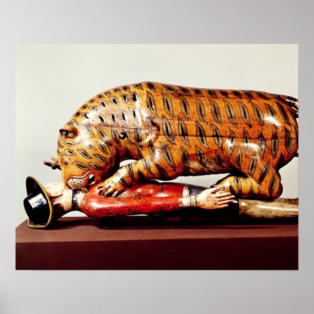 Tipu's Tiger, c.1790 (trä) Poster (Framsidan)