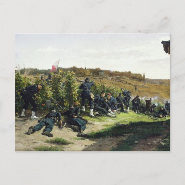 Tirailleurs de la Seine Vykort (Framsida)