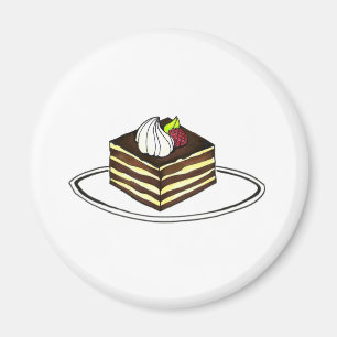 Tiramisu Chocolate Italiana Pastry Dessert Magnet