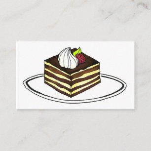 Tiramisu Dessert Italiana Food Bakery Restaurant Visitkort