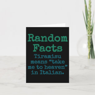 Tiramisu Elaks tar mig till himlen på italienska - Kort