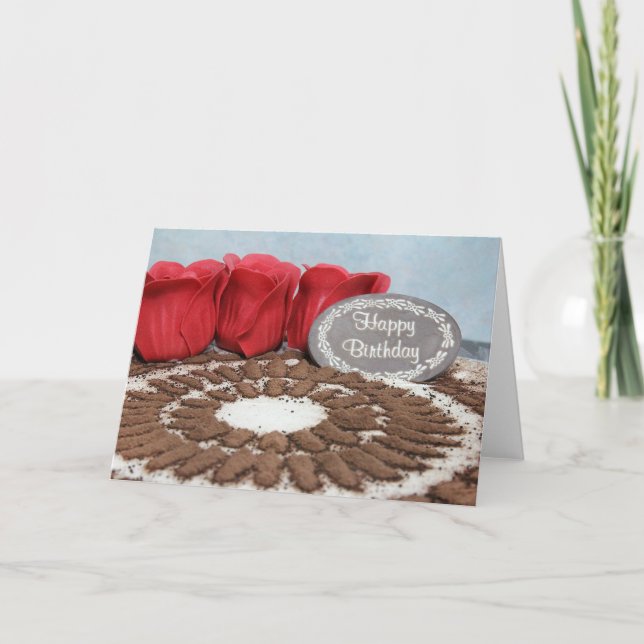 Tiramisu: Grattis på födelsedagen-kort Kort (Framsida)