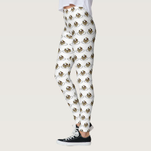 Tiramisu Italiana Bakery Espresso Pastry Dessert Leggings