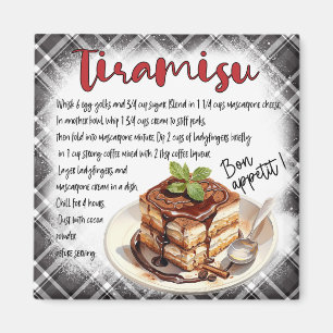 Tiramisu-recept Magnet