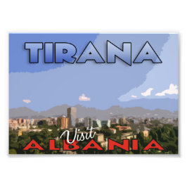 Tirana, besök Albanien Fototryck