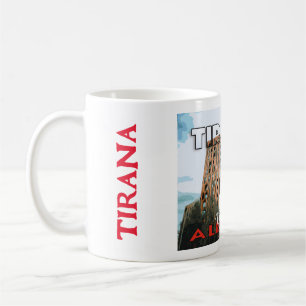 Tirana, besök Albanien Kaffemugg