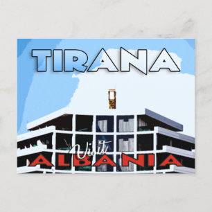 Tirana, besök Albaniens vykort