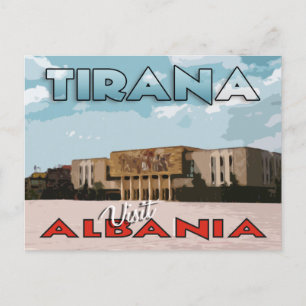 Tirana, besök Albaniens vykort