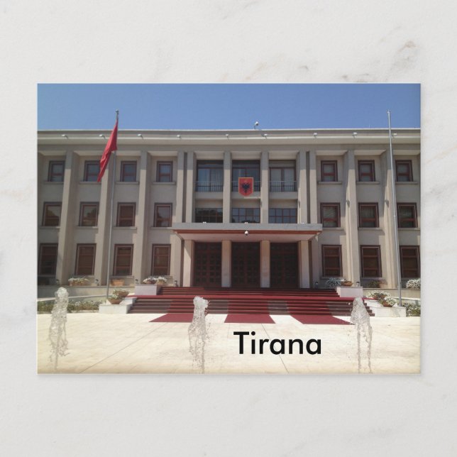Tirana Vykort (Framsida)