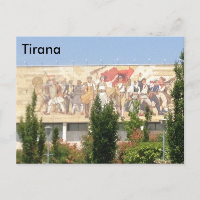 Tirana Vykort (Framsida)