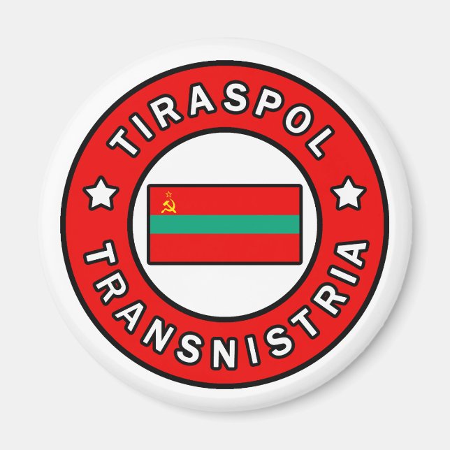 Tiraspol Transnistria Magnet (Framsidan)
