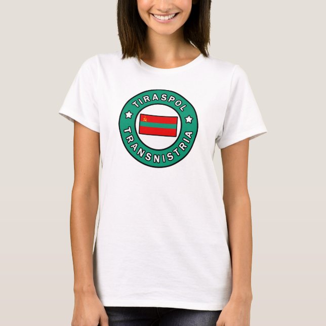 Tiraspol Transnistria T Shirt (Framsida)