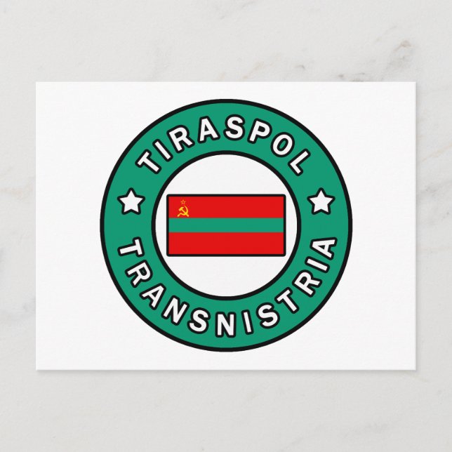 Tiraspol Transnistria Vykort (Framsida)