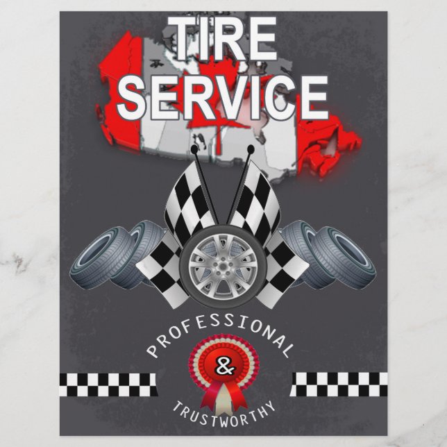 Tire Services Flyer (Framsidan)