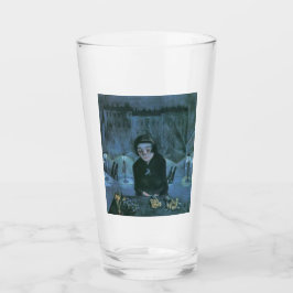 Tired Flower Girl (av Walter Gramatté) Glaskopp