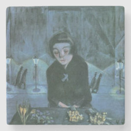 Tired Flower Girl (av Walter Gramatté) Stenunderlägg