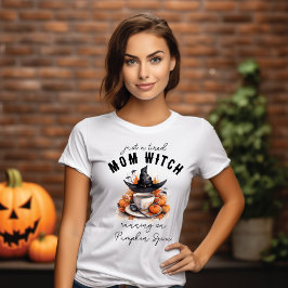 Tired Mamma Witch Hat och Pumpkin Spice Coffee T Shirt