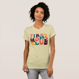 Tired Mammor Klubb Groovy Retro Summer Vibes Beige T Shirt