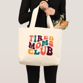 Tired Mammor Klubb Souvenir Retro Stil Groovy Jumbo Tygkasse