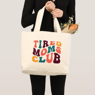 Tired Mammor Klubb Souvenir Retro Stil Groovy Jumbo Tygkasse
