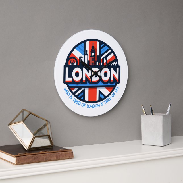 Tired of London Stor Klocka (Kontor)