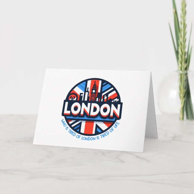 Tired of London Tack Kort (Framsida)