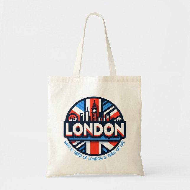 Tired of London Tygkasse (Framsidan)