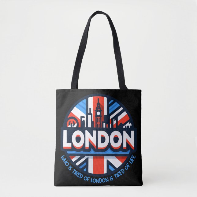 Tired of London Tygkasse (Framsida)