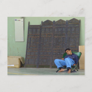 Tired out - Människor på Fredag-marknaden, Kuwait Vykort