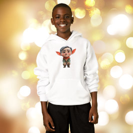 Tired Pappa jul Elf Boy's Hoodie T Shirt