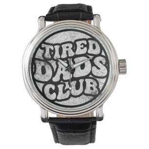 Tired Pappor Klubb Funny Armbandsur