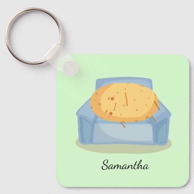 Tired Potato Nyckelring (Framsida)