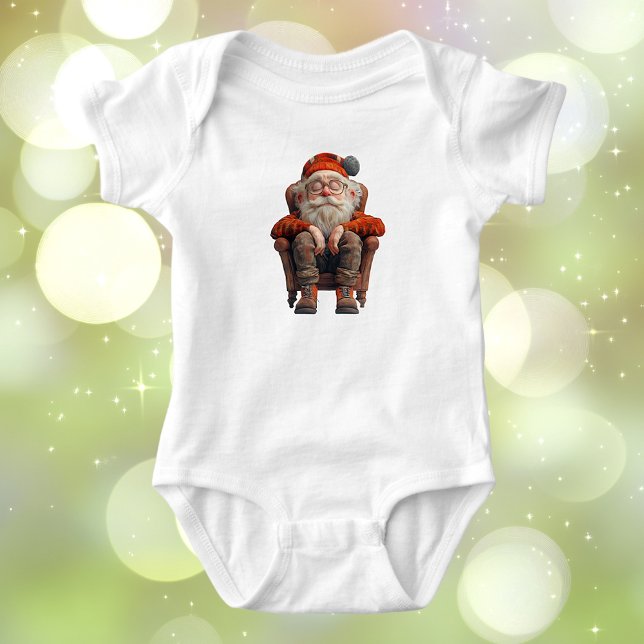 Tired Santa 2 Baby Bodykostym T Shirt (Skapare uppladdad)