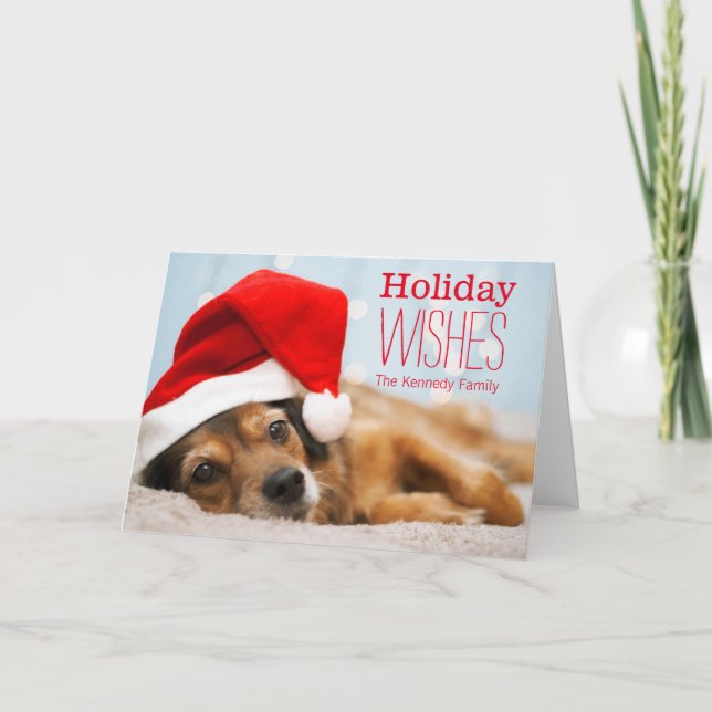 Tired Santa Helgkort (Framsida)