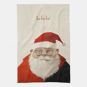 Tired Santa Kökshandduk