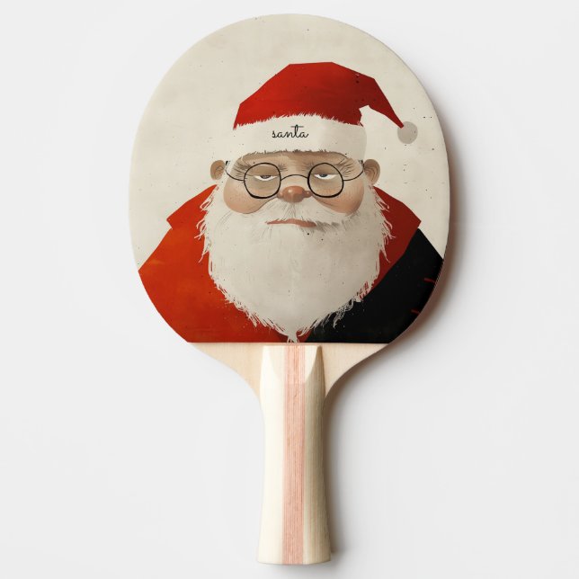 Tired Santa Pingisracket (Framsidan)