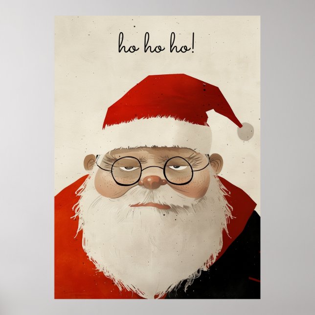 Tired Santa Poster (Framsidan)