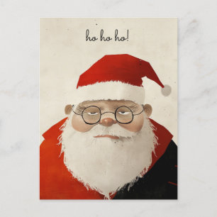 Tired Santa Vykort
