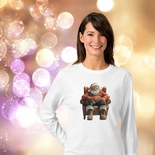 Tired Santa Women's Tee (Skapare uppladdad)