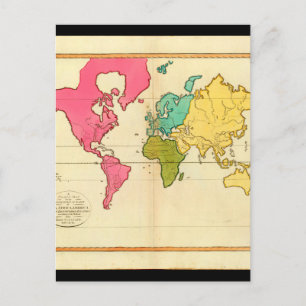 Tired World Map 8_Kartor of Antiquity Vykort